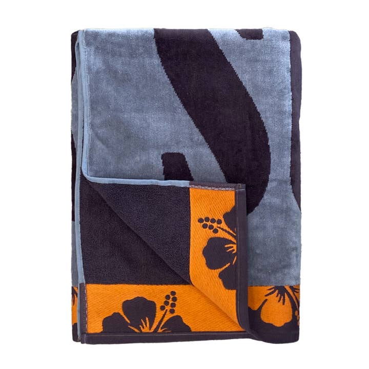 Le comptoir de la plage - Wholesale Beach Towel - Jacquard velvet beach towel KABANA 100x175cm 470gm²2