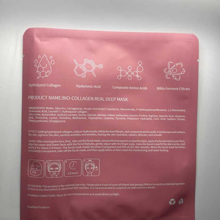 Euphoriq - Wholesale Skincare Face Mask - Bio Collagen Sheet Mask x42