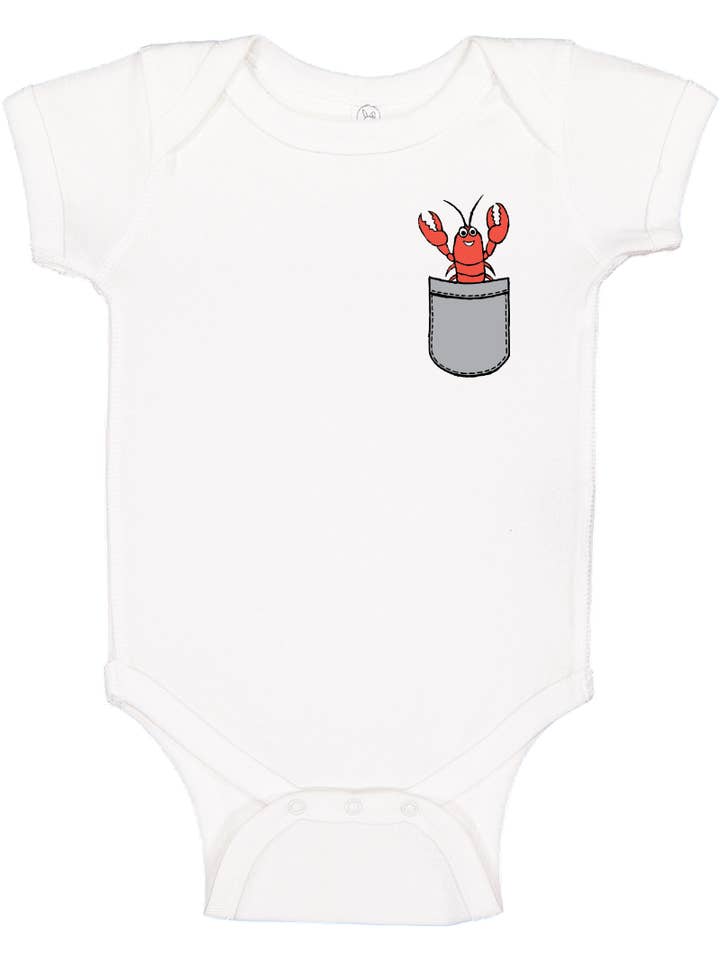 Lobster pocket bodysuit for wholesale by Poseys