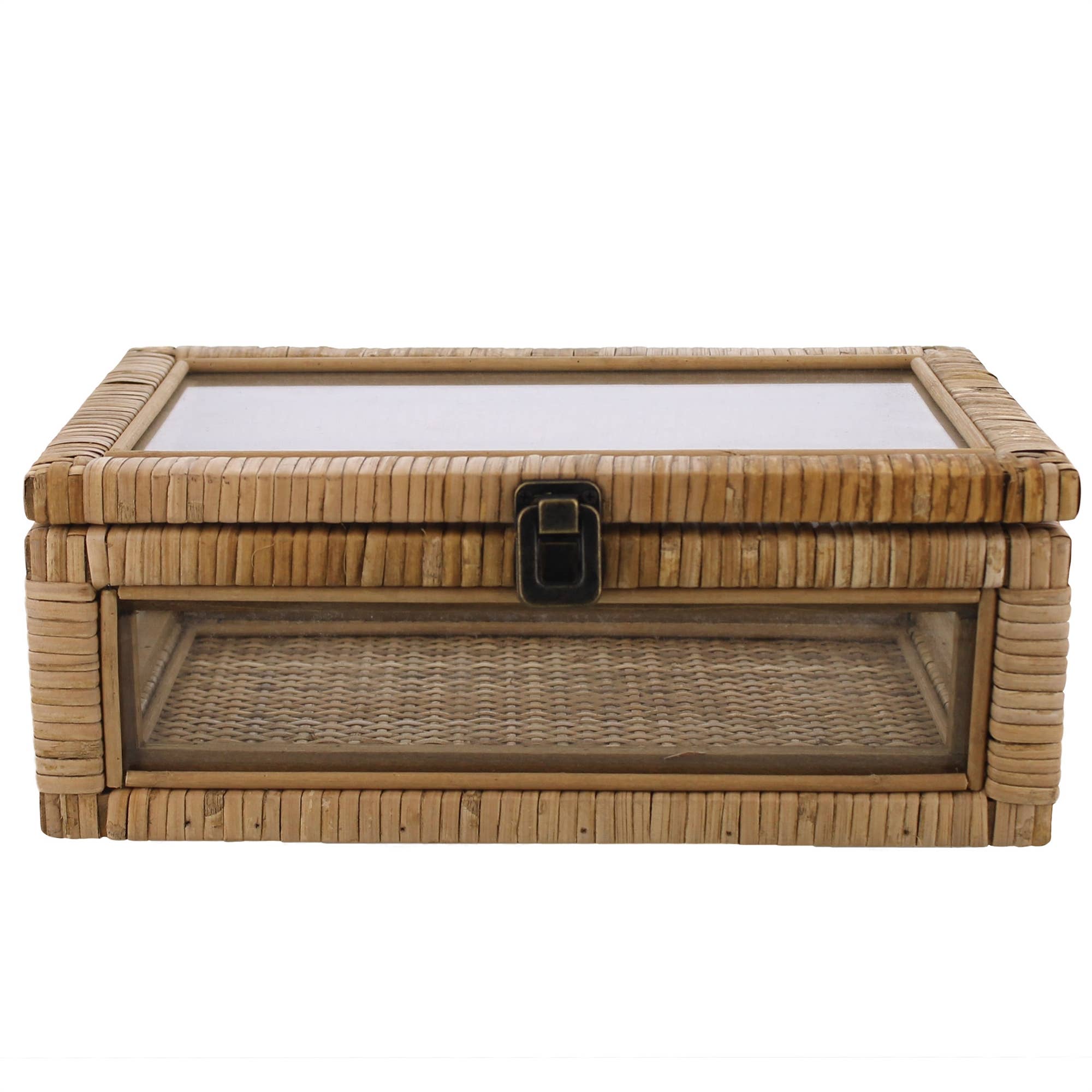 HomArt - Wholesale Decorative Box - Cayman Case, Rattan - Rectangle - Natural1