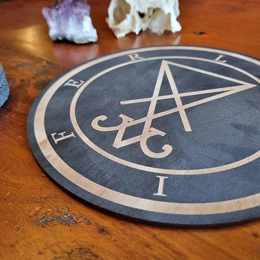 Yiska Designs - Wholesale Meditation Supplies - Lucifer Sigil Altar Tile