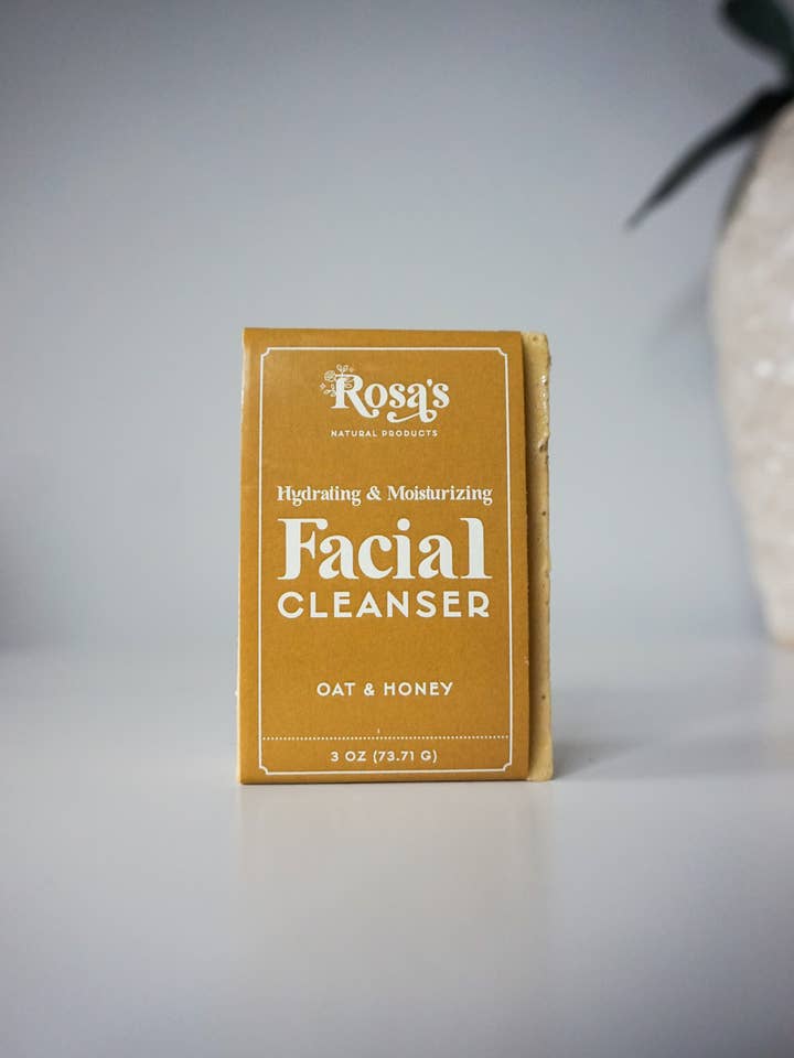 Oat & Honey Facial Cleanser for wholesale by Rosas Natural Products