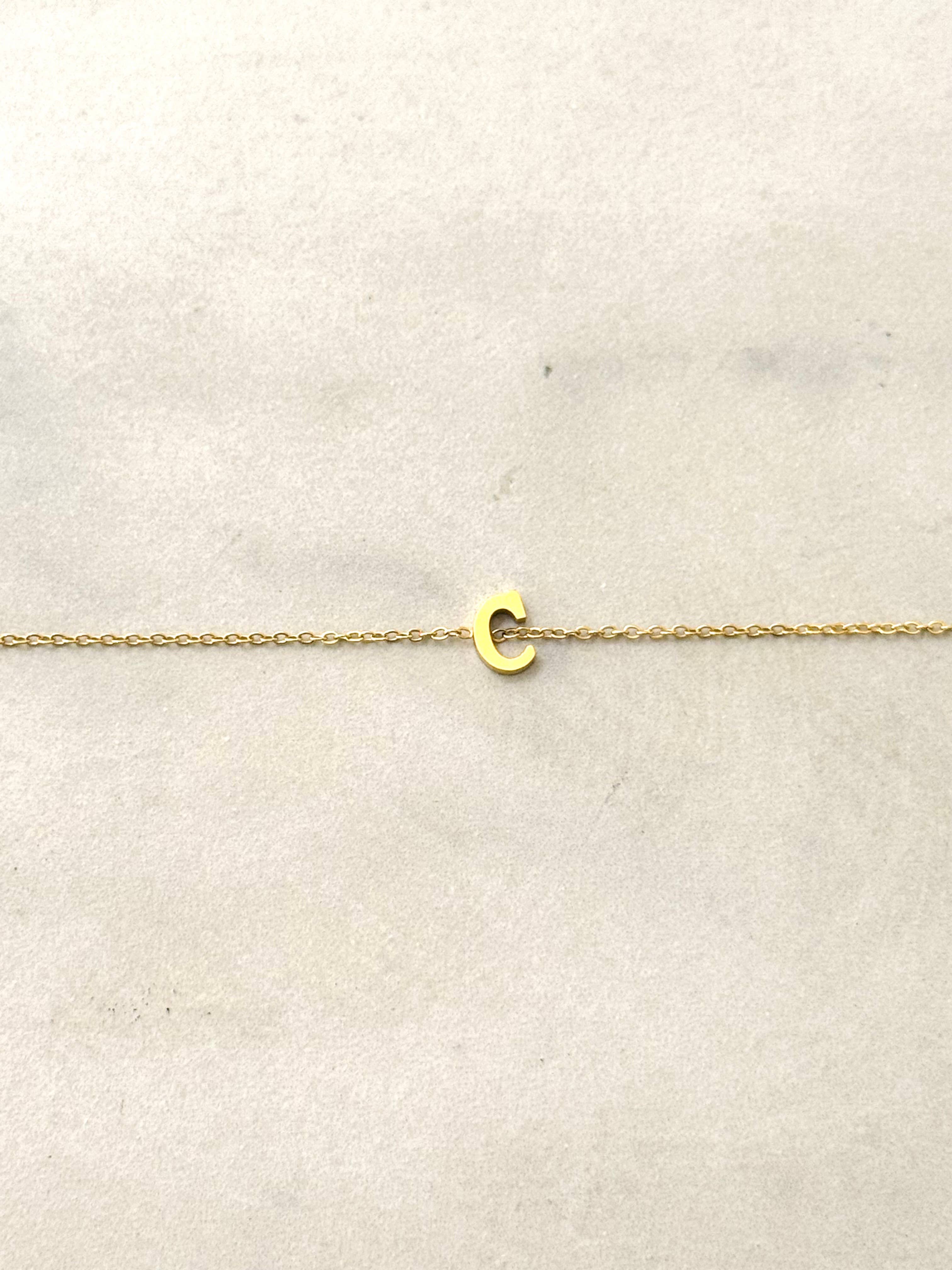 Cassette Barcelona - Wholesale Charm/Dangle Bracelet - Minimal Stainless Steel Initial Bracelet2