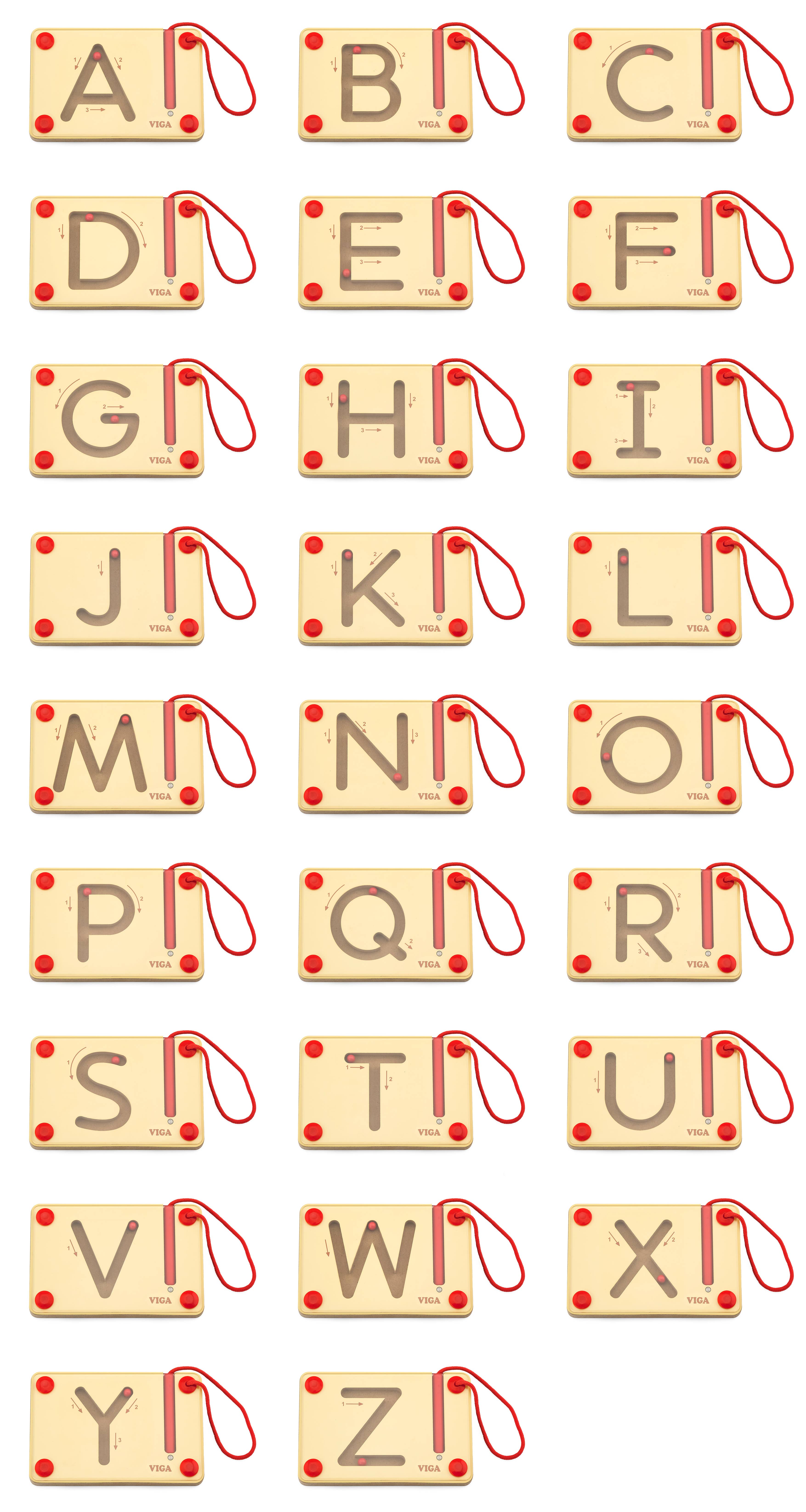 Trade Toys Limited - Wholesale Wood Toy - Kids - Viga Magnetic Writing Board Number 10pcs Set7