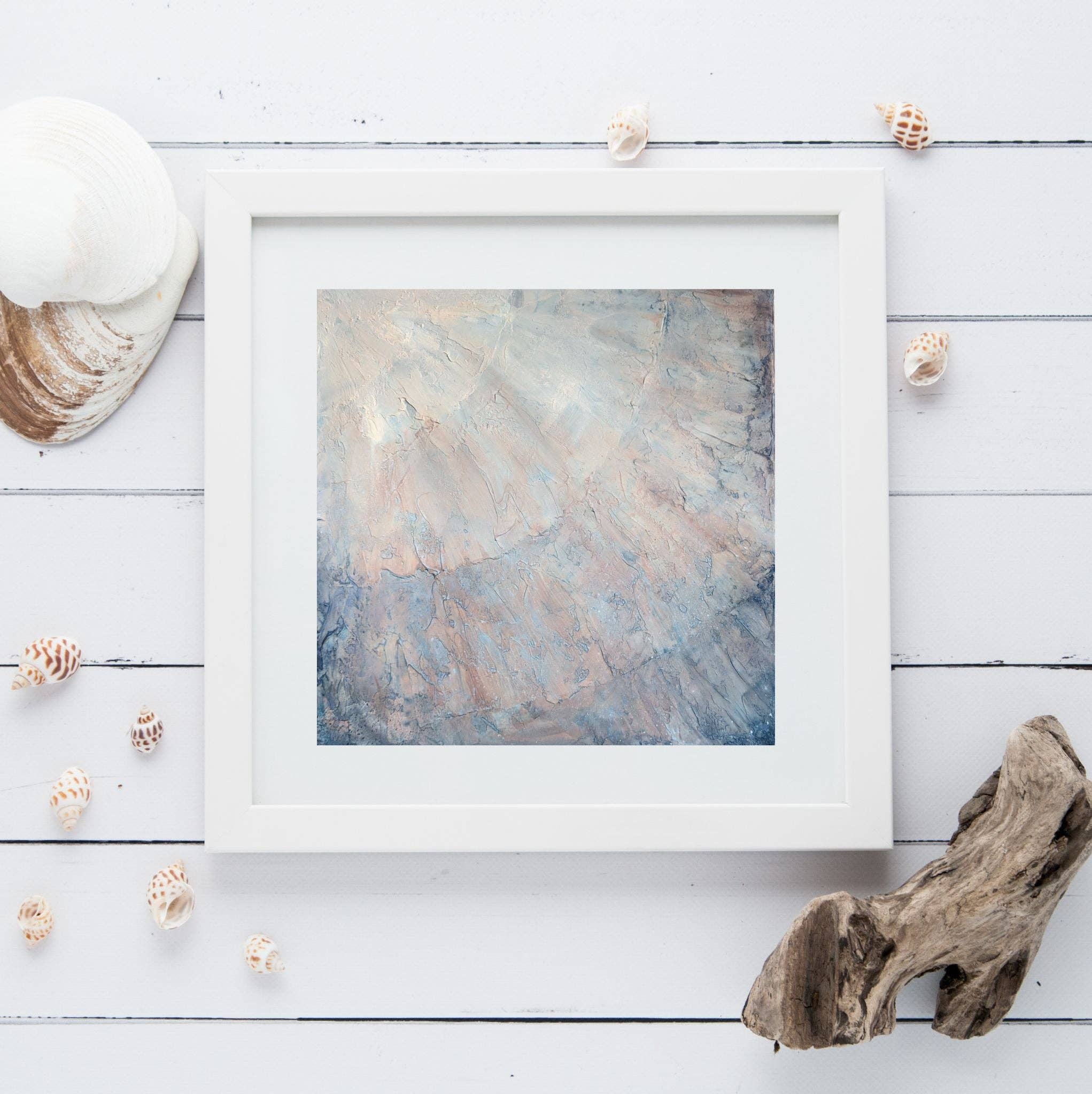 Kate Shore Fine Art - Wholesale Art Print - Coastal Abstract Art Print | Shoreline Treasures0