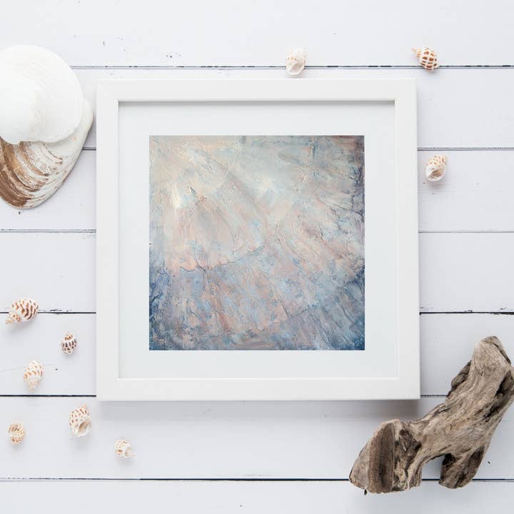 Kate Shore Fine Art - Wholesale Art Print - Coastal Abstract Art Print | Shoreline Treasures