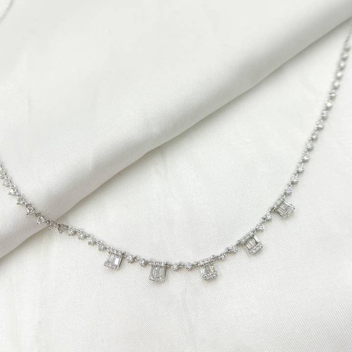 NK401355. Collier Pendentif en Or Massif 14K avec Diamant pour la vente par Tresor Jewelry Inc.