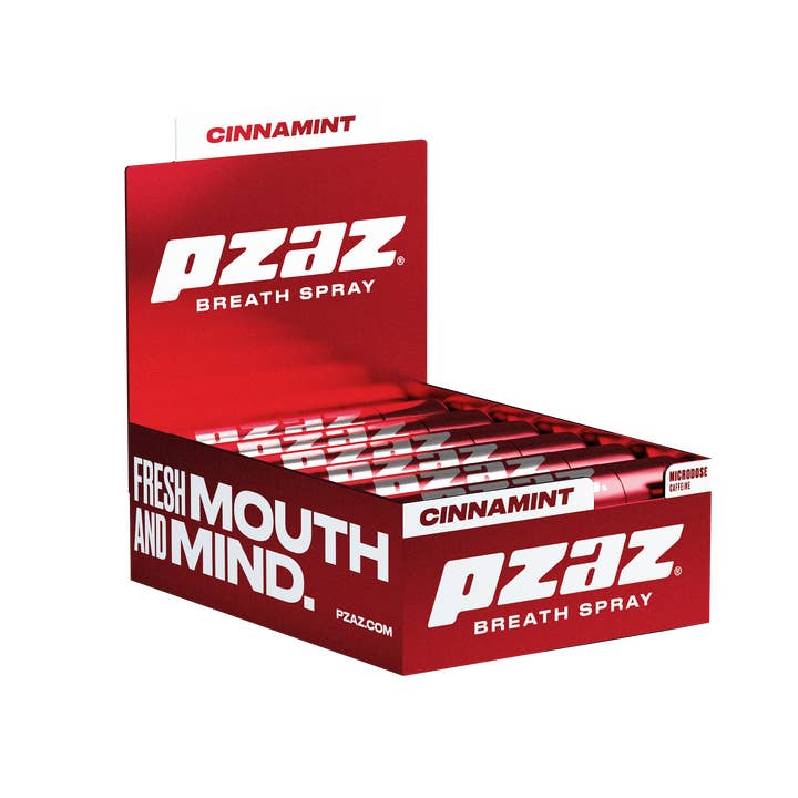 Pzaz® Breath Spray | Fresh Mouth & Mind - Wholesale Oral Care Set - Pzaz Breath Spray - Cinnamint - Caffeine Micro-dose1
