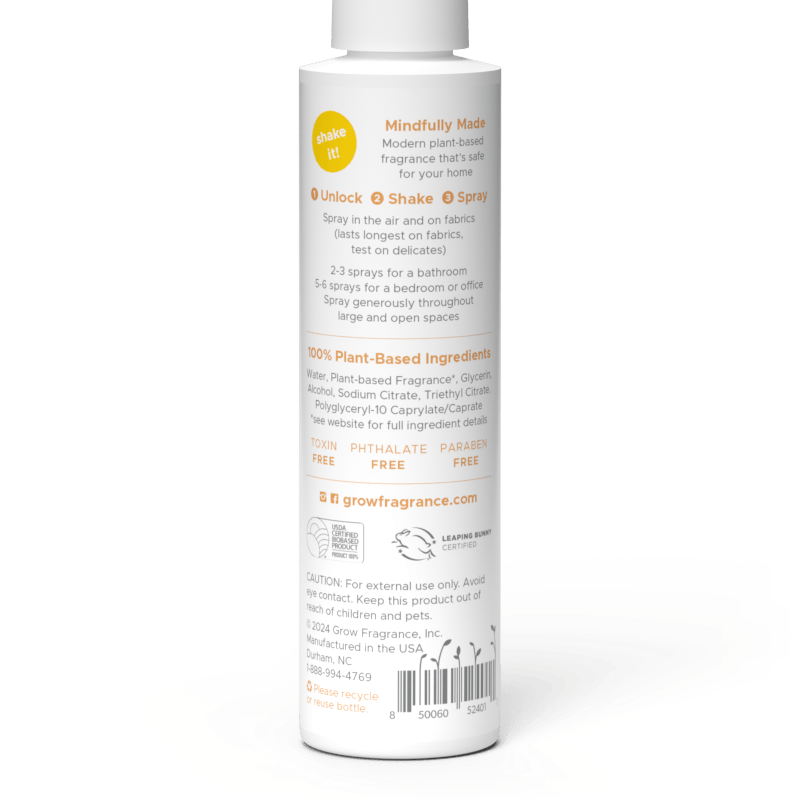 Grow Fragrance - Wholesale Air Freshener - Golden Grove Air + Fabric Spray4