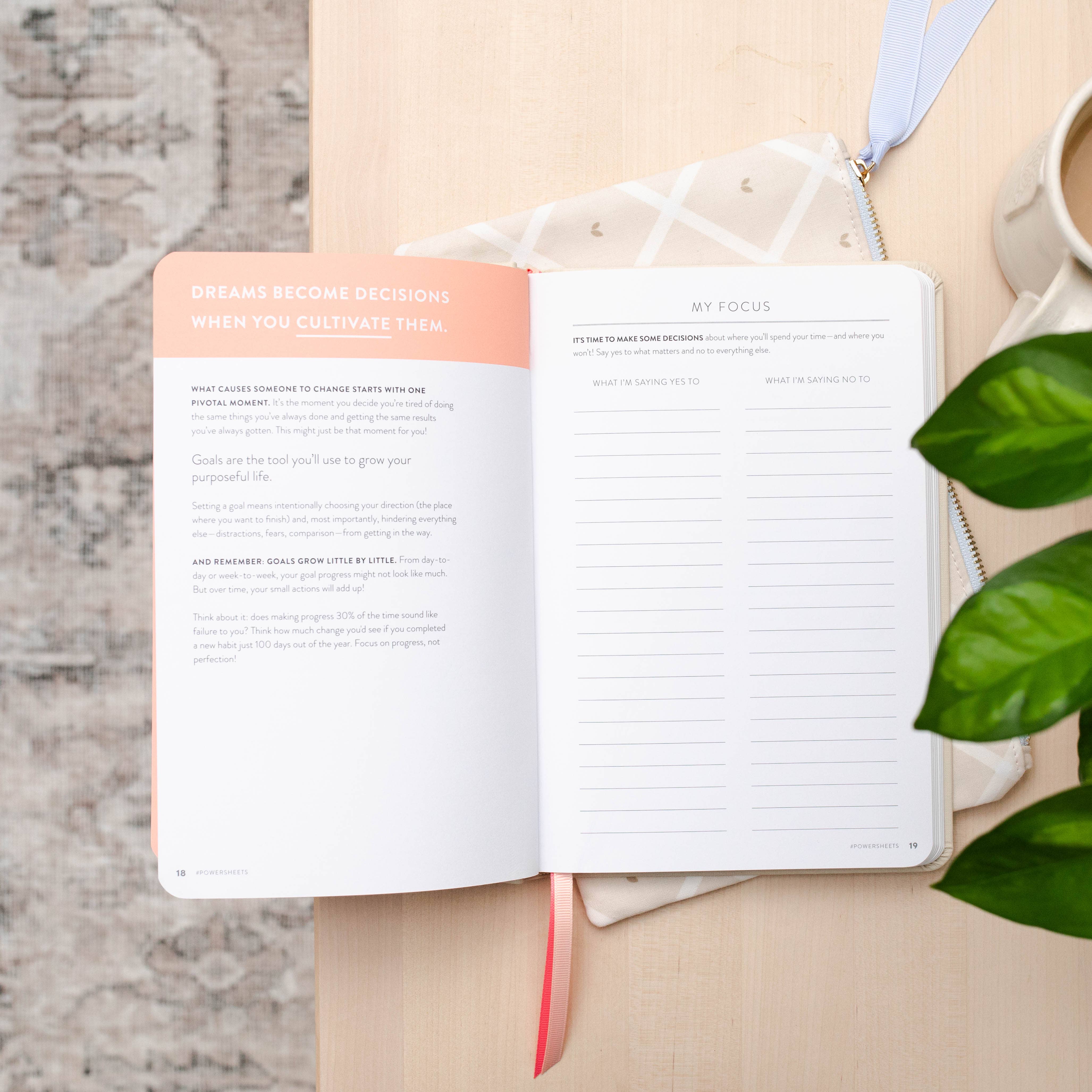 Cultivate What Matters - Wholesale Planner - 90-Day PowerSheets® Goal Planner | Natural Linen6