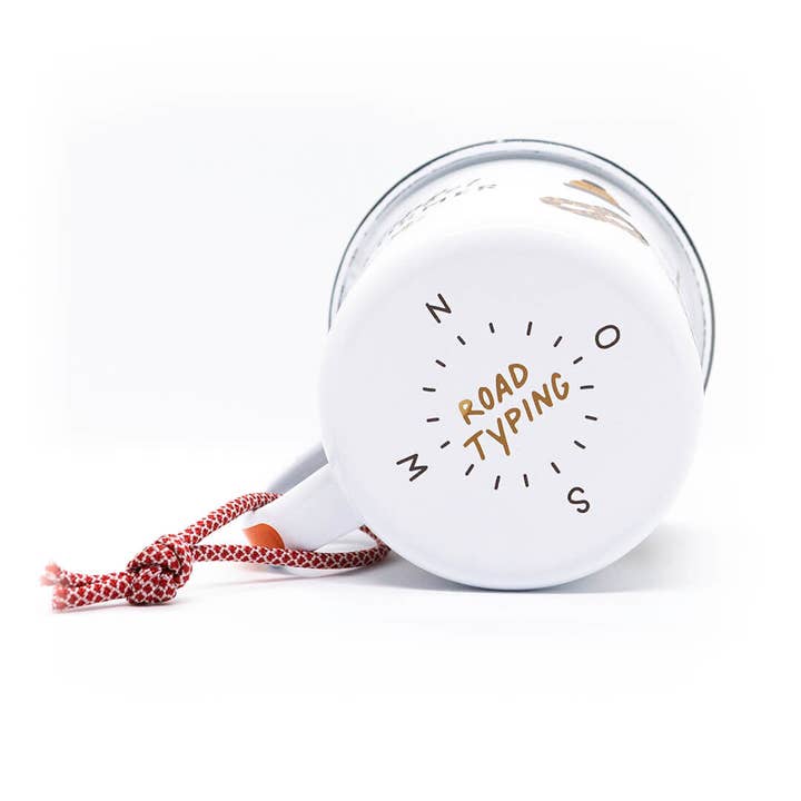Roadtyping - Wholesale Coffee mug - Enamel Mug Summit Climber3
