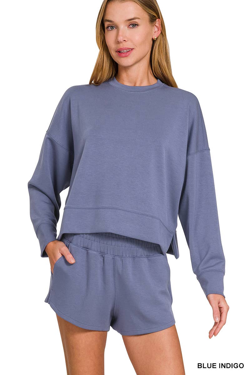 42POPS – wholesale Lounge set – Women's – `.Scuba Top & Dolphin Shorts 2PC Set25