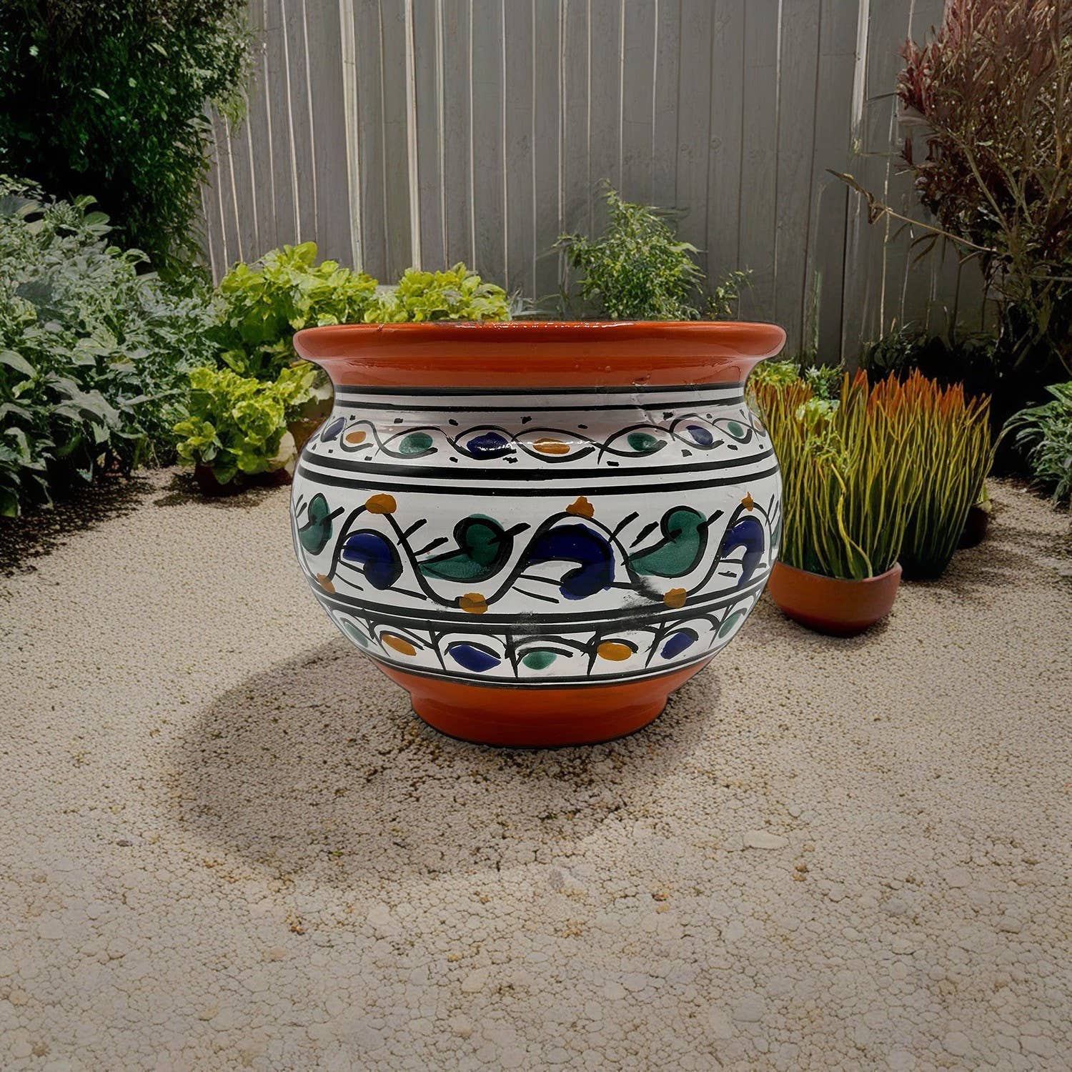 Etnico del Mondo - Wholesale Plant Pot - Berber Cachepot Vase Ceramic-Tunisian Craft #1