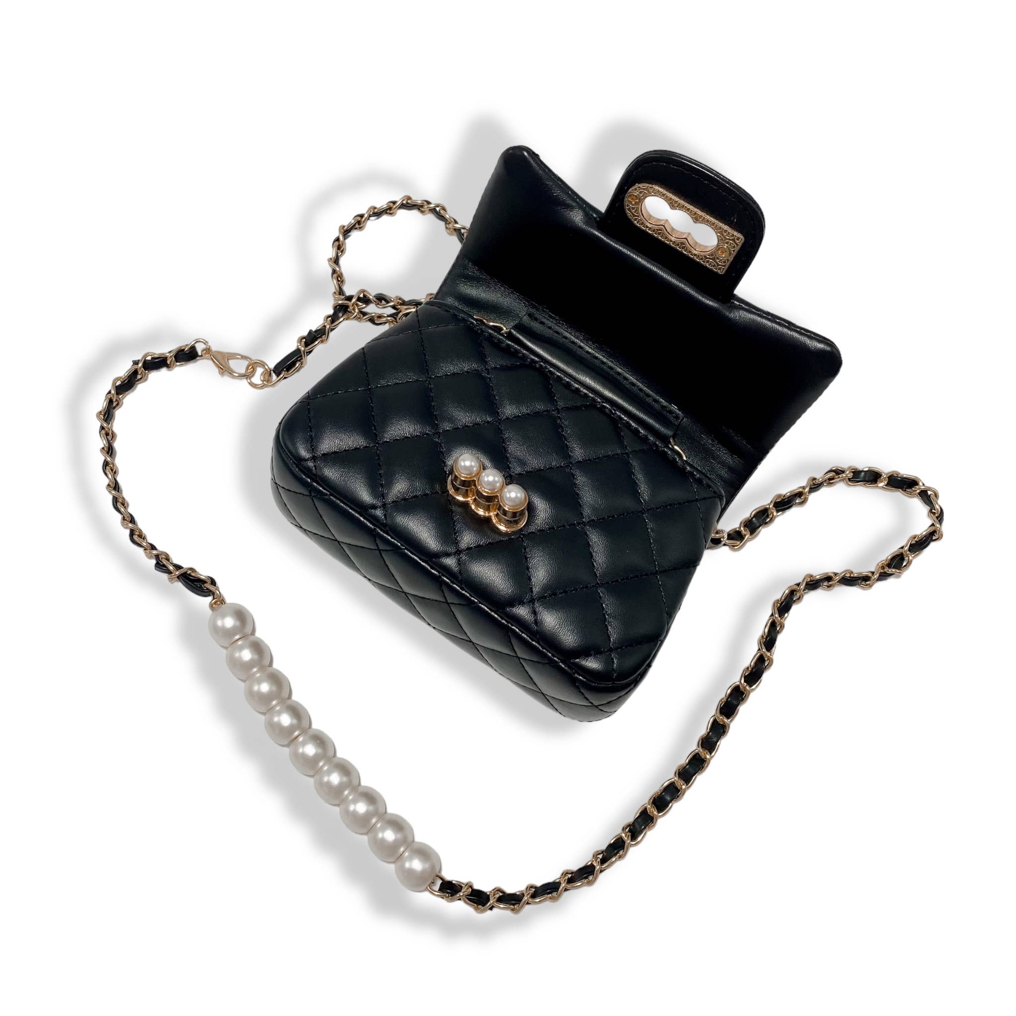 Doe a Dear - Vente Accessoire de sac/sac à main – enfant - Sac à main matelassé à fermeture perlée B1336 et B1337 (6 couleurs)6