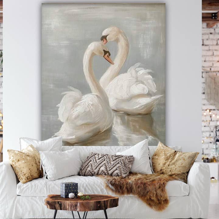 Whitewashed Home - Wholesale Painting/Drawing - Swan Lake0