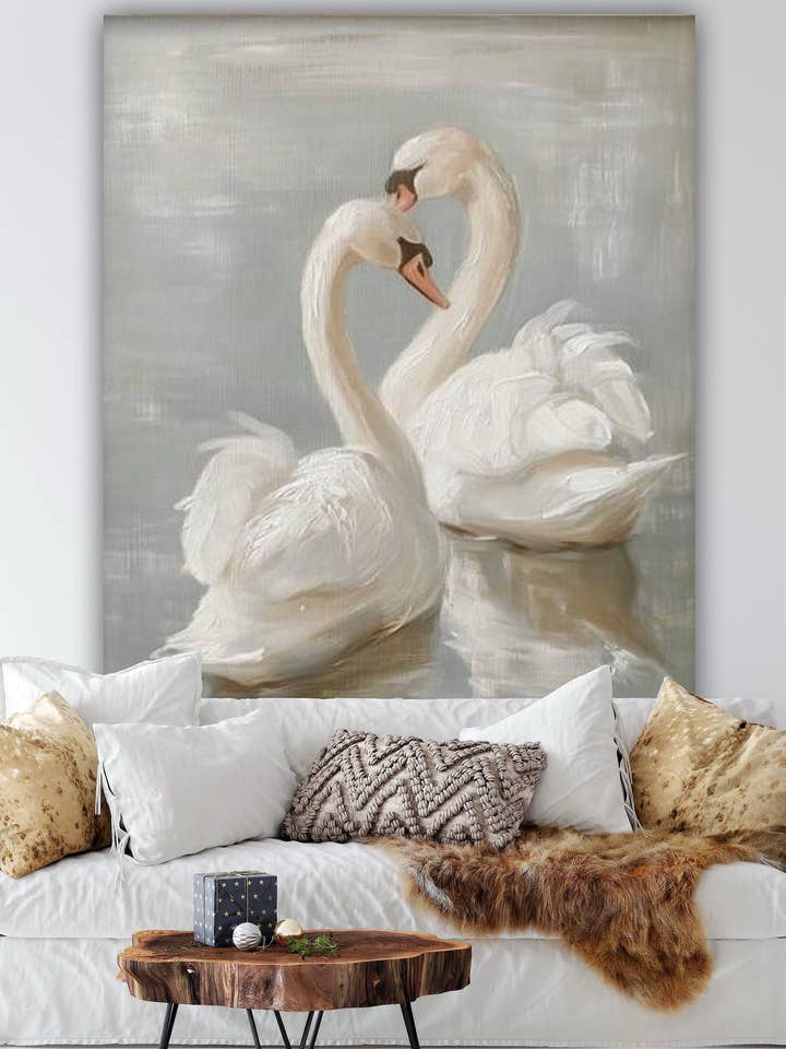 Lac des cygnes pour la vente par Whitewashed Home