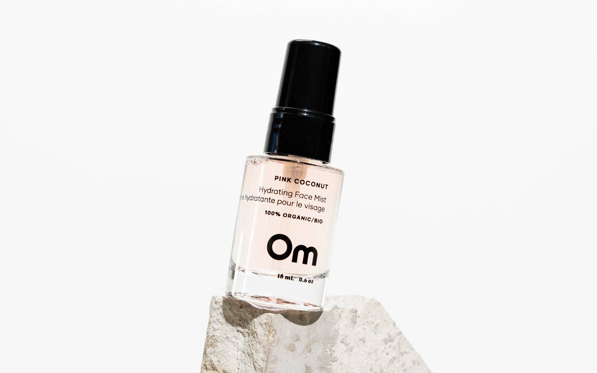 Om Organics Skincare - Wholesale Face & Body Mist/Water - Mini Pink Coconut Hydrating Face Mist