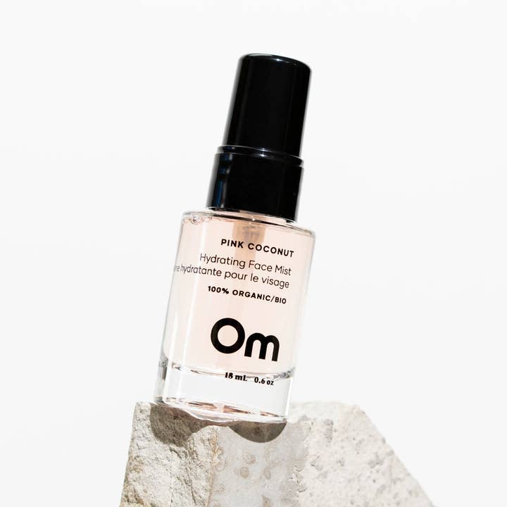 Om Organics Skincare - Wholesale Face & Body Mist/Water - Mini Pink Coconut Hydrating Face Mist