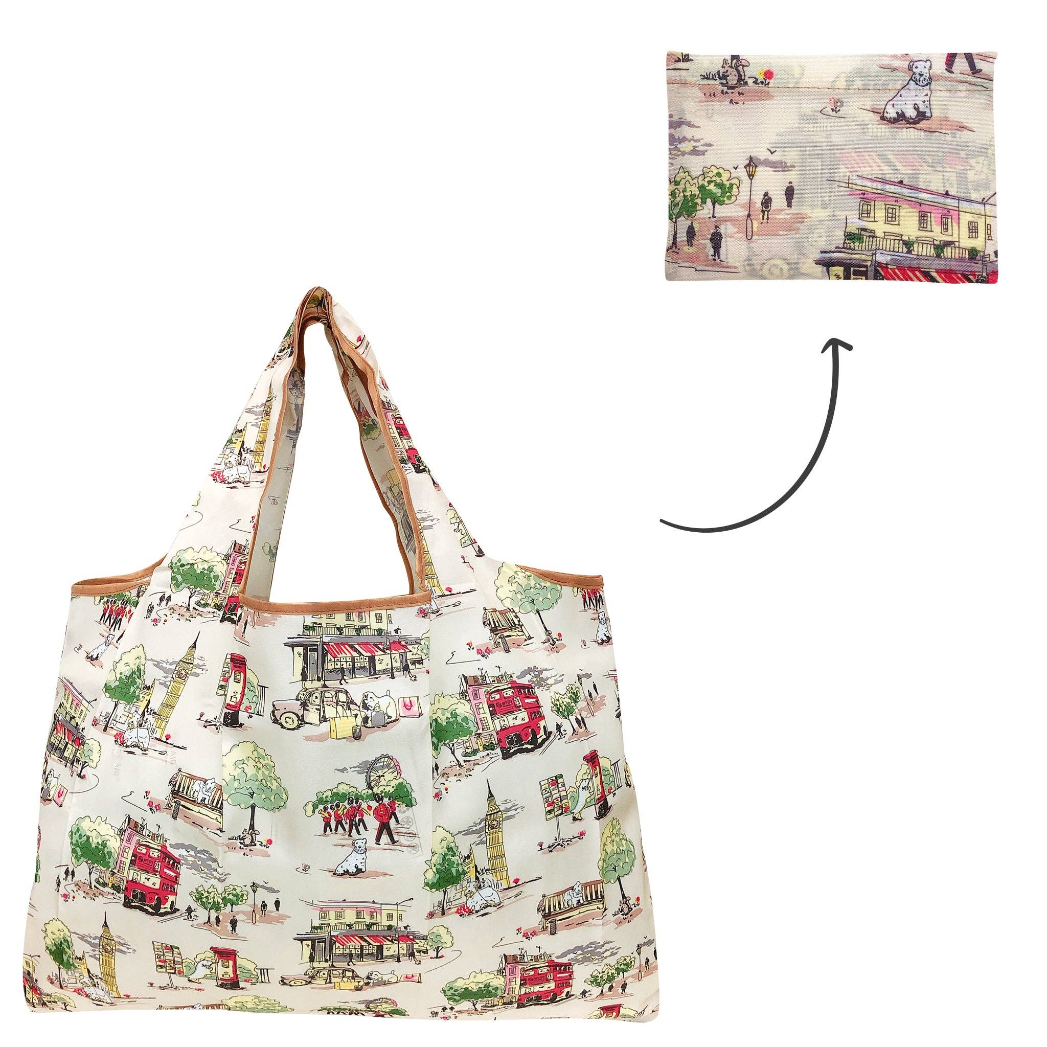 Wrapables.com - Wholesale Grocery/Shopping Bag - Wrapables Eco-Friendly Large Nylon Reusable  Bags (Set of 3)9