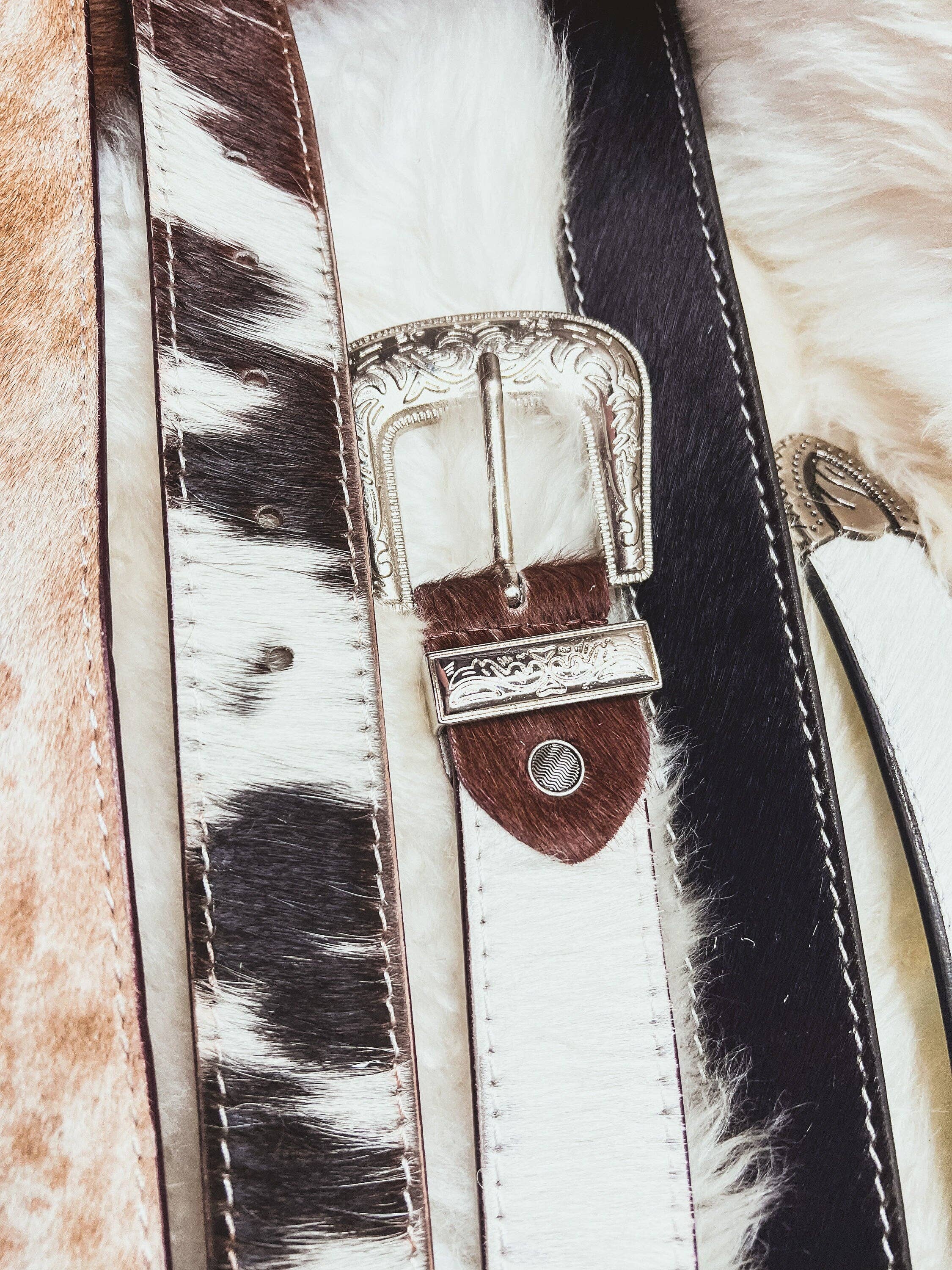 The Sterling Gypsy - Wholesale Belt - Women's - Custom Farm Brand Name/Initials/Monogram Cowhide Western Leather Belt with silver buckle and tip5