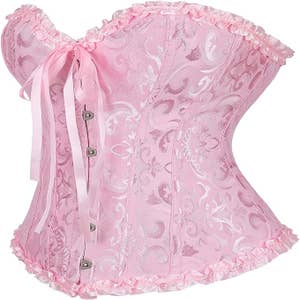 Daisy Corsets Lavish Lt Pink Sheer Lace Corset Dress – Daisy Corsets USA