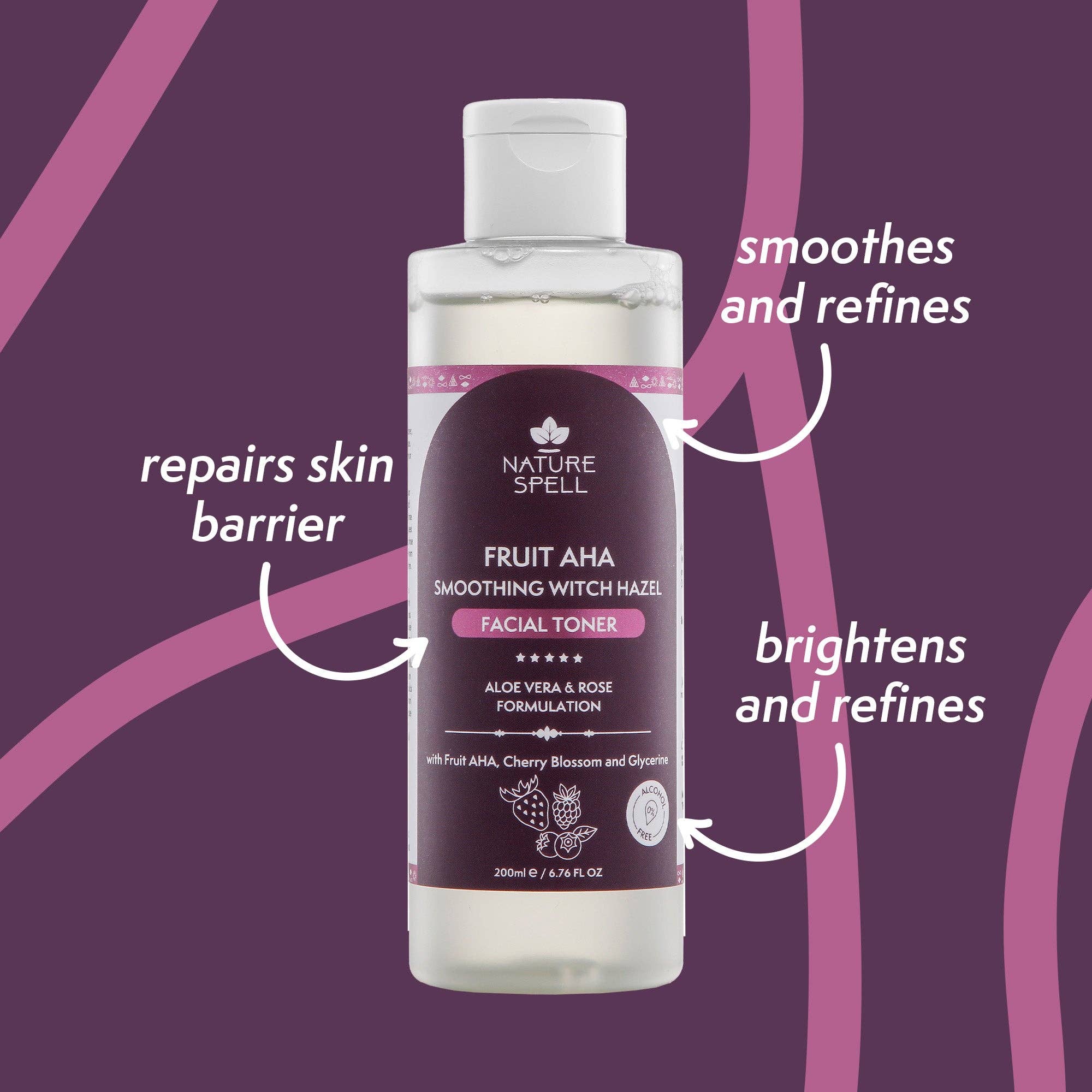 Nature Spell – Großhandel Gesichtswasser – Nature Spell Glättender Gesichtstoner mit Zaubernuss und AHA's2