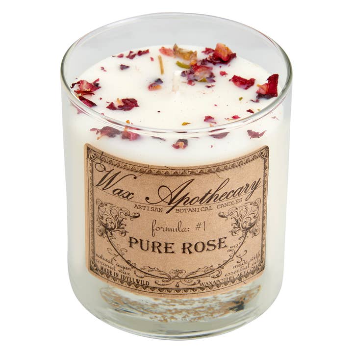 Wax Apothecary - Wholesale Jar/Filled Candle - 7oz Botanical Candle in Scotch Glass NO BOX - Choose A Scent