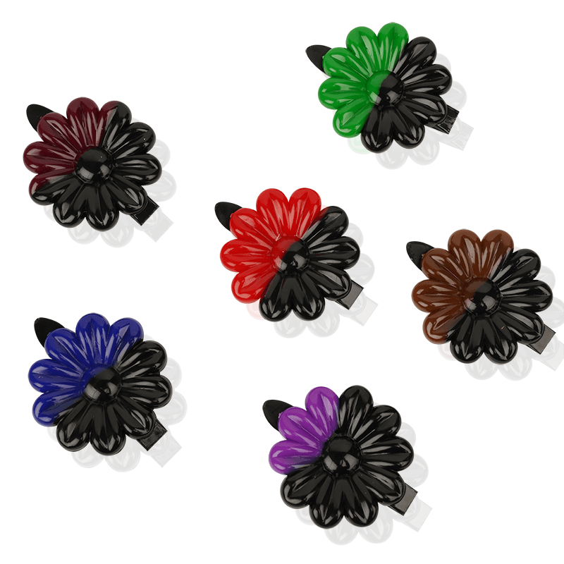 Annie International, Inc. - Wholesale Hair Accessories Set - Women's - Joy Daisy Barrettes 12ct Two-Tone1