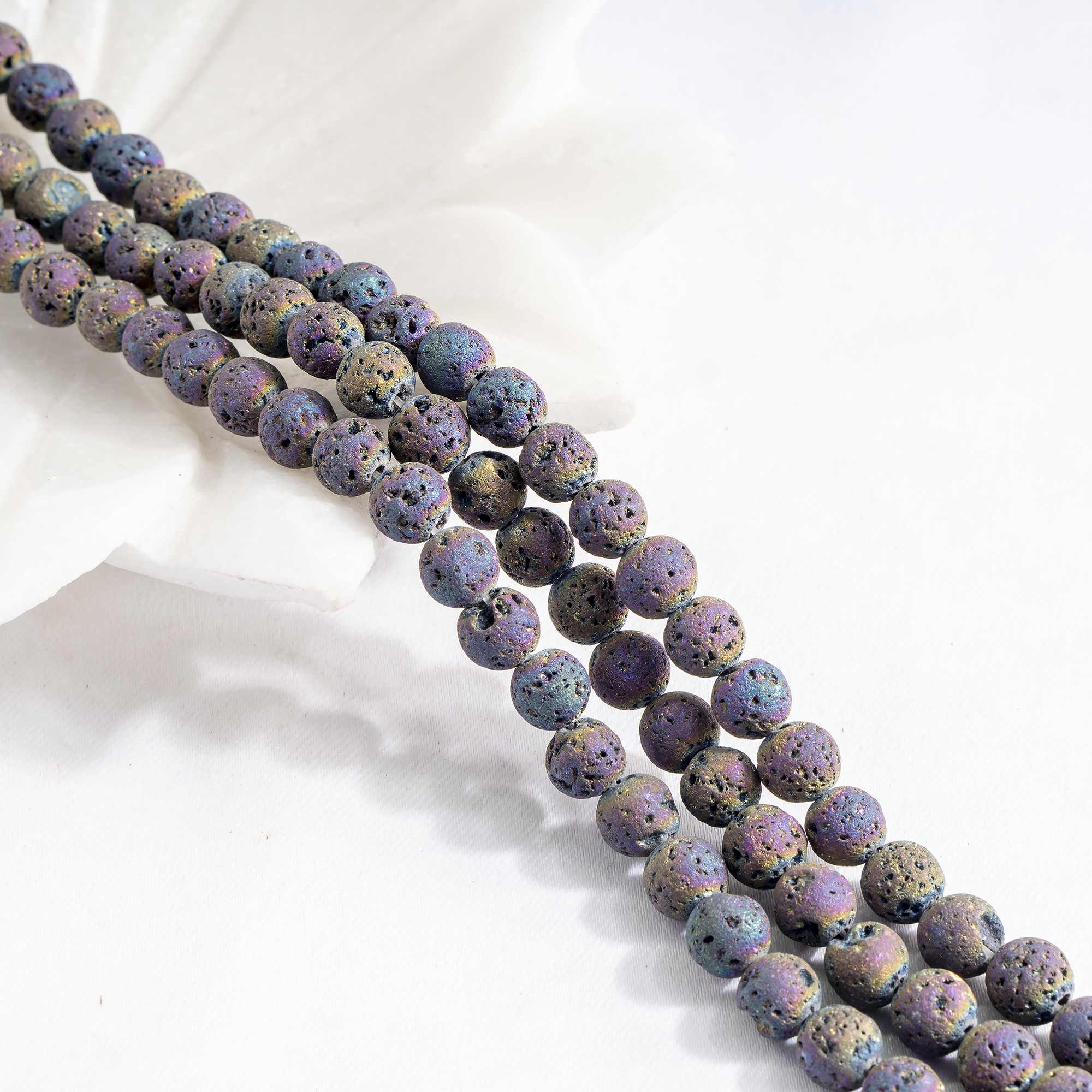 AK Healing Crystals - Wholesale Beads - Round Beads | Lava | Volcanic Stone | Lava Rock Beads4