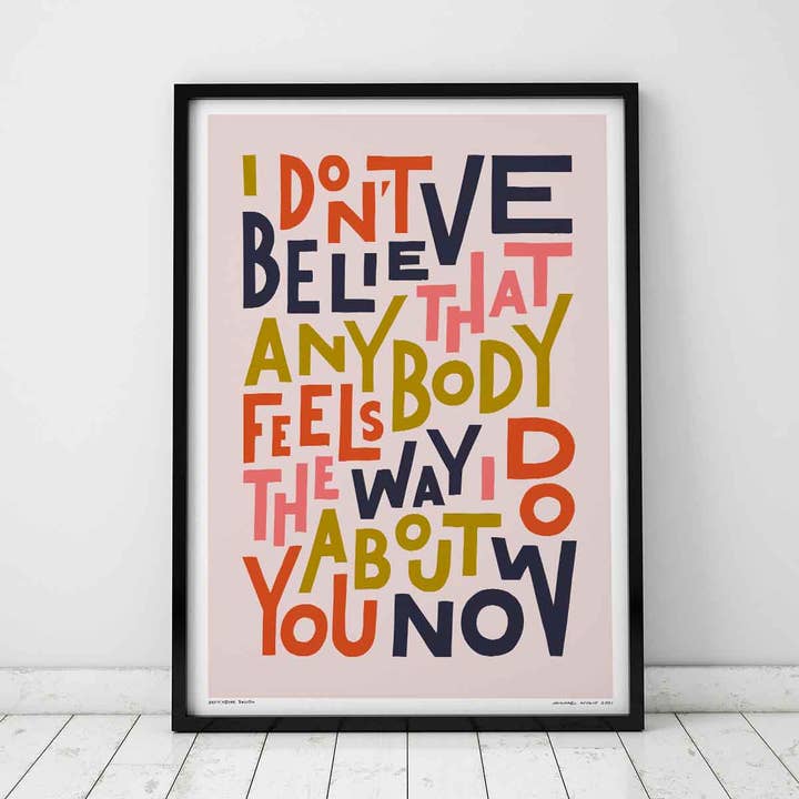 Sketchbook Design – Engroshandel Kunsttryk – Wonderwall Indie Music Fed Typografi Sang Lyrisk tryk