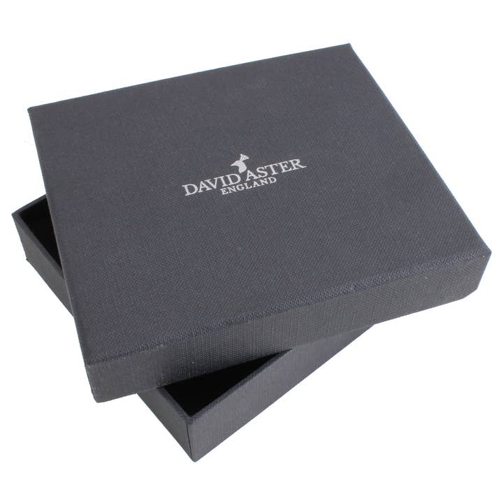 Dalaco - incorporating David Aster - Wholesale Wrist Watch - Men's - Silver & Black Quartz Half Hunter Pocket Watch