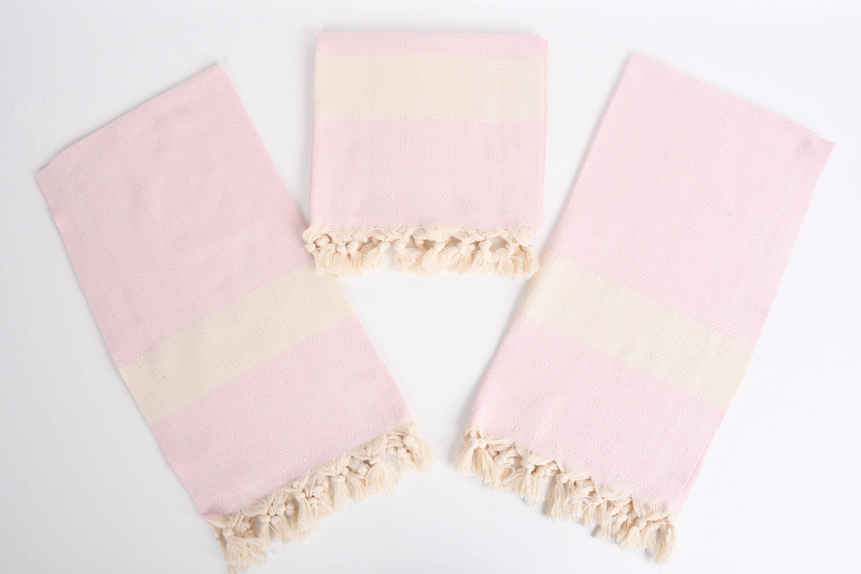 Organic Turkish Towels - Vente Essuie-mains - Serviette de main turque, élégant peshkir à motif diamant pour mariages6