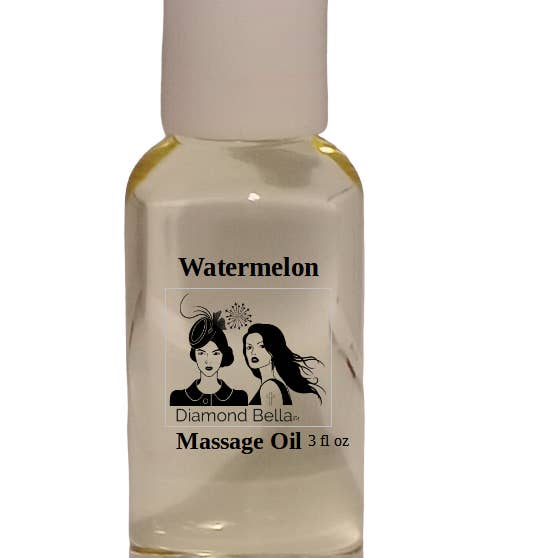 Olio da massaggio all'anguria 3 fl oz per la vendita all'ingrosso da parte di Diamond Bella