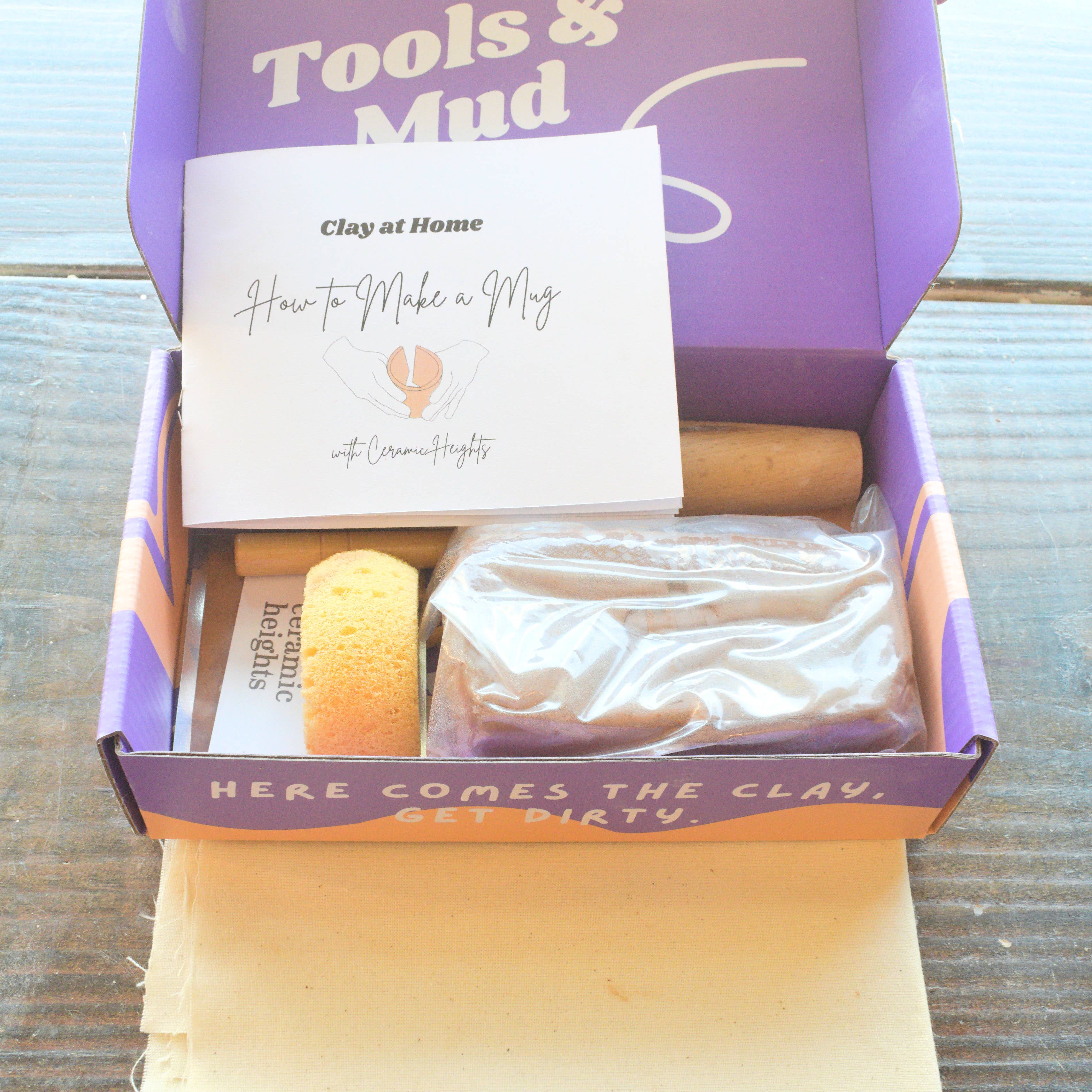 Ceramic Heights - Wholesale DIY Craft Kit - Clay at Home Mug Kit3