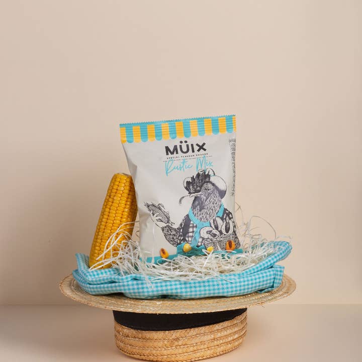 Müix Snacks – wholesale Nuts – Rustic Corn & Nuts Mix 6.3oz4