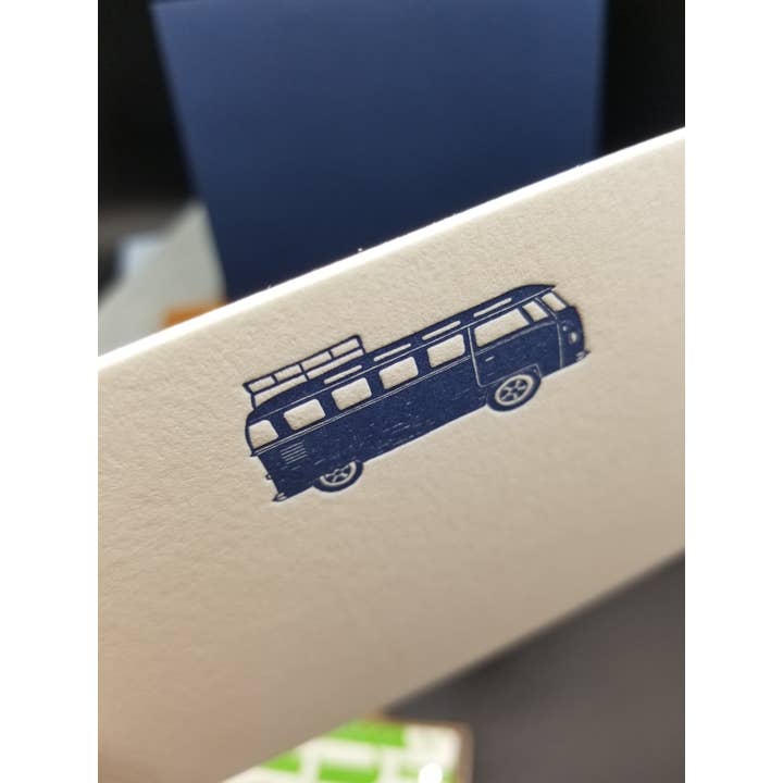 Set di taccuino tipografico per furgone da viaggio per la vendita all'ingrosso da parte di Ancora Letterpress