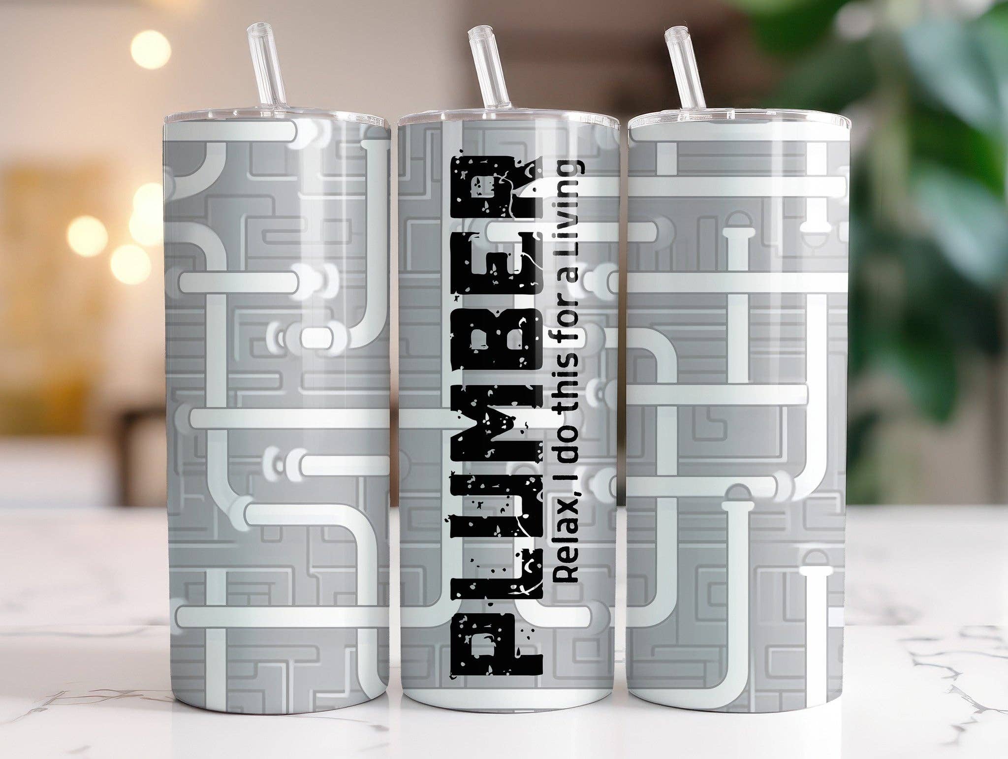 Designs by Robyn - Wholesale Insulated Mug/Tumbler - Plumber | Tumbler0