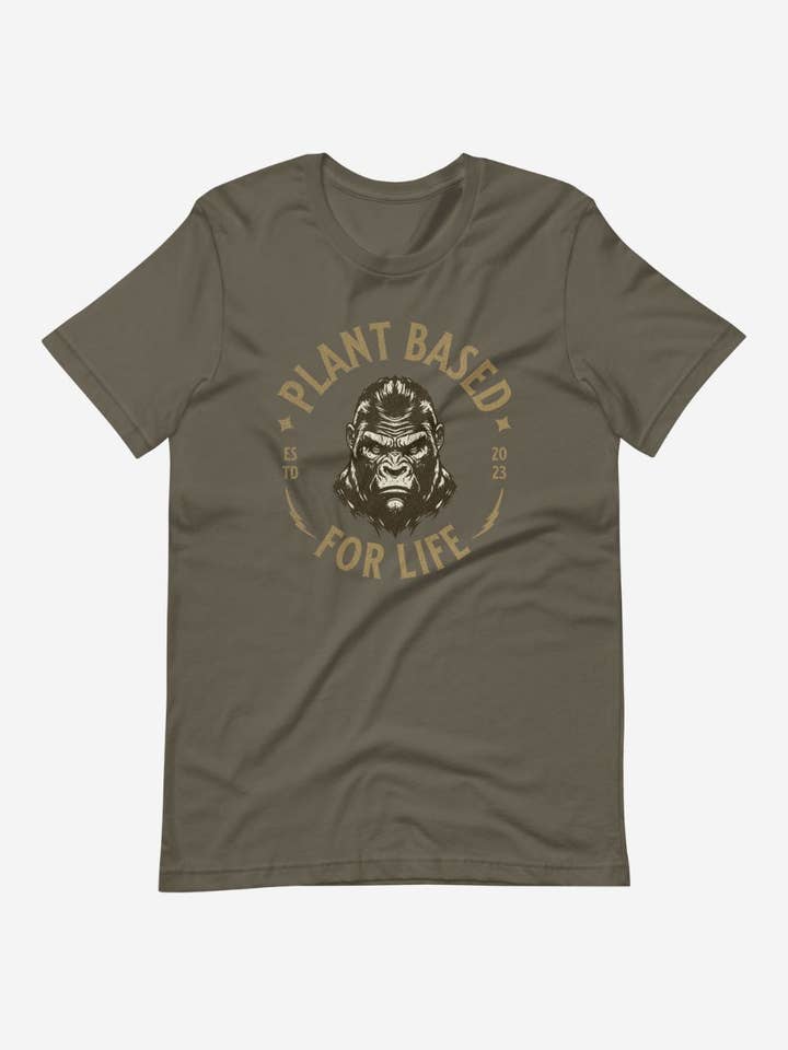 Plant Based For Life - Unisex t-shirt for wholesale by Plant Babes