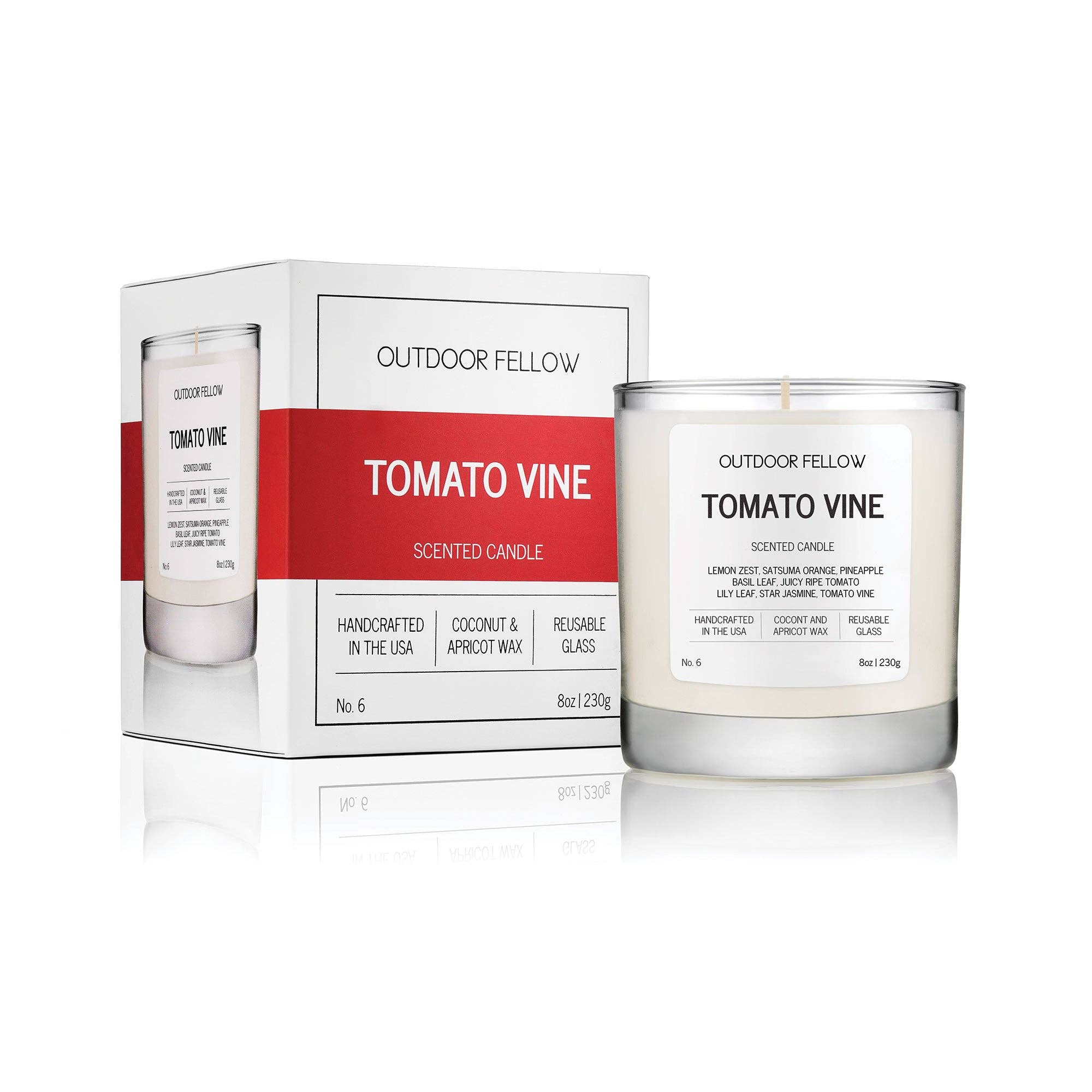 Outdoor Fellow - Wholesale Jar/Filled Candle - Tomato Vine Scented Candle