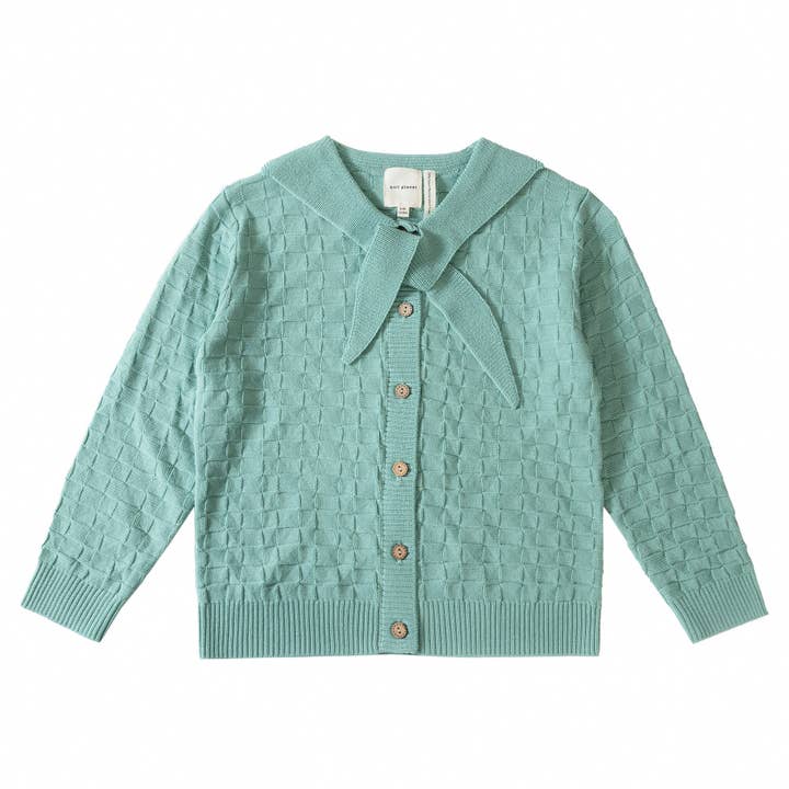 Kragekofta Pastellgrön för wholesale av Knit Planet