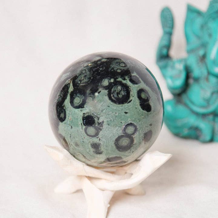 Tiny Rituals - Wholesale Spiritual Stone/Crystal - Kambaba Jasper Sphere - AAA Premium Quality4