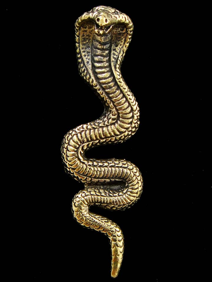Brass Deity Pendant- Snake for wholesale by Tika