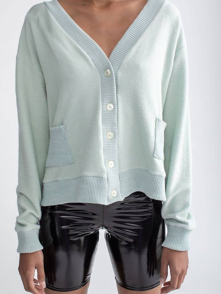 Boyfriend Button Up Cardi for wholesale by AMVi