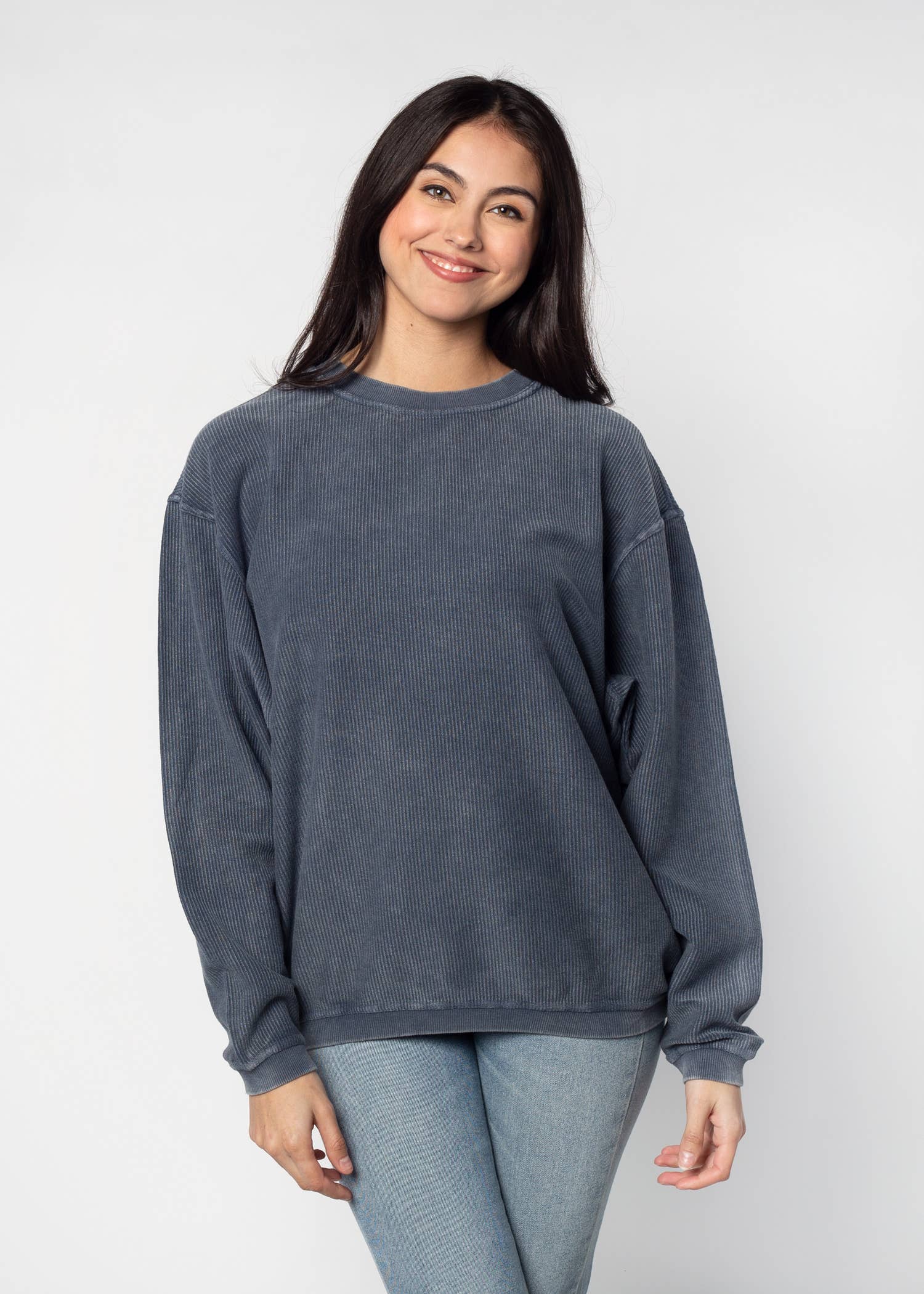 chicka-d - Wholesale Sweatshirt - Women's - The Original Corded Crew, all colors19