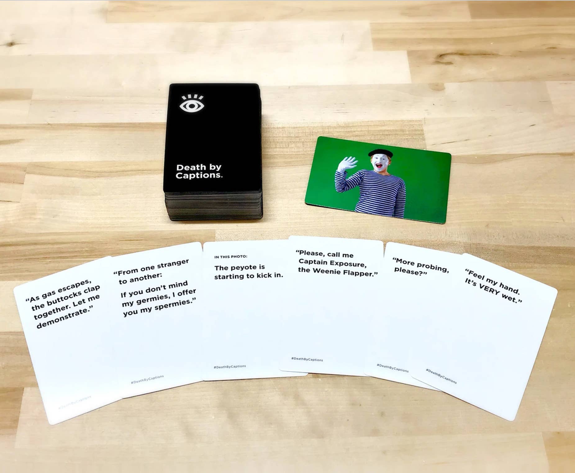 The Raccoon Society - Wholesale Card Game - Death by Captions Party Game4