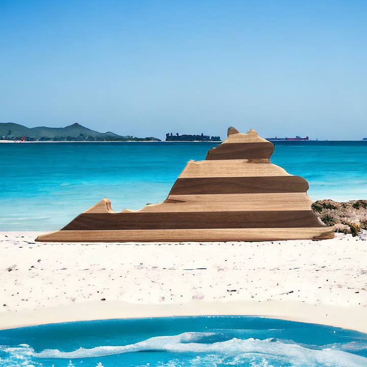 Virginia Charcuterie / Cutting Board Medium for wholesale by TG Designs