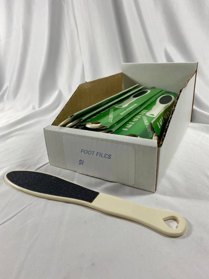 Foot Files (bin of 30) for wholesale by MAYA Cosmetics