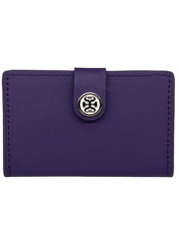 Eggplant Gia Mini Wallet for wholesale by Scalzini Accessories