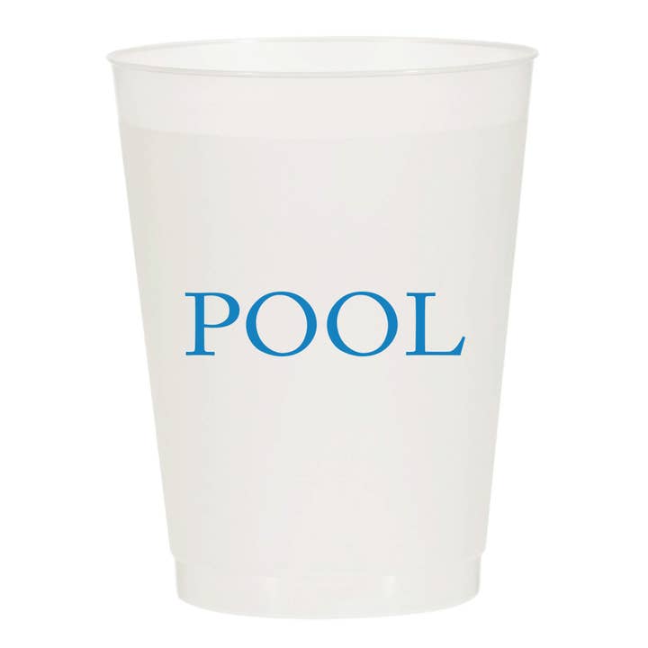 Pool Summer Frosted Cups - Summer for wholesale by Sip Hip Hooray