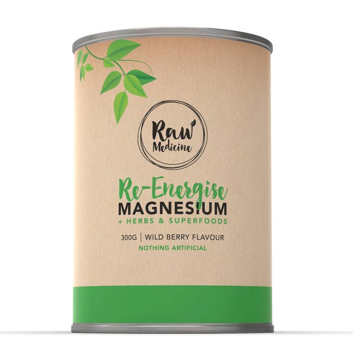 Raw Medicine - Wholesale Powdered Health Drink - Re-Energise Magnesium Powder